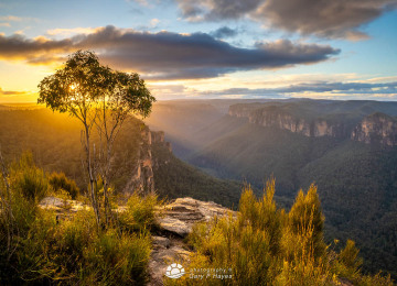 Southern Grose Valley early Sunset