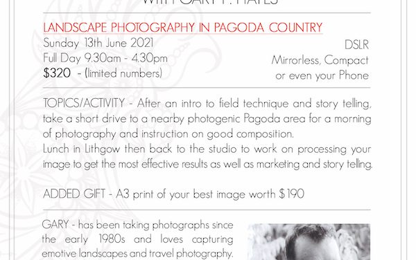 Pagoda Country Photography Presentation and Photo Workshop Booking